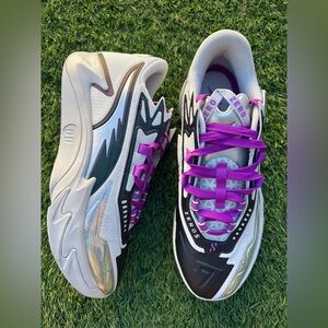 Puma Scoot Zeros II Sterling 31135101 Mens Gray Athletic Basketball Shoes Sz 9.5